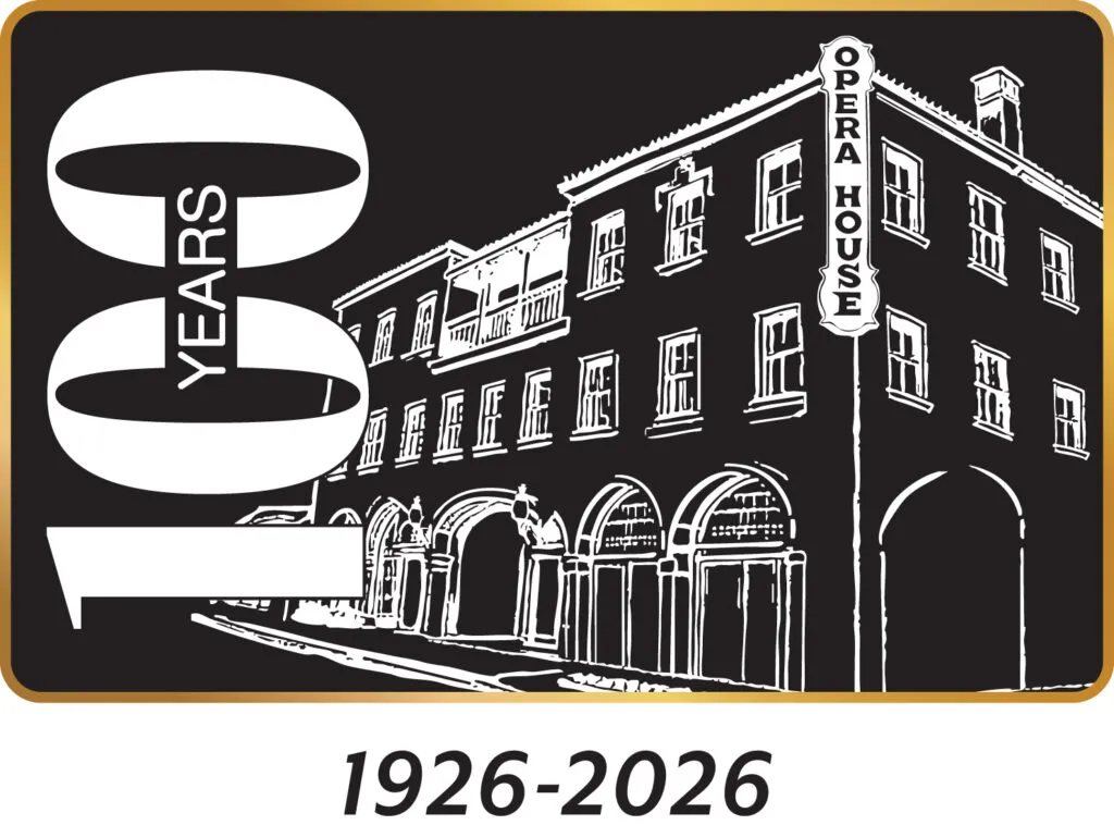 Sarasota Opera 100th anniversary emblem, 1926–2026